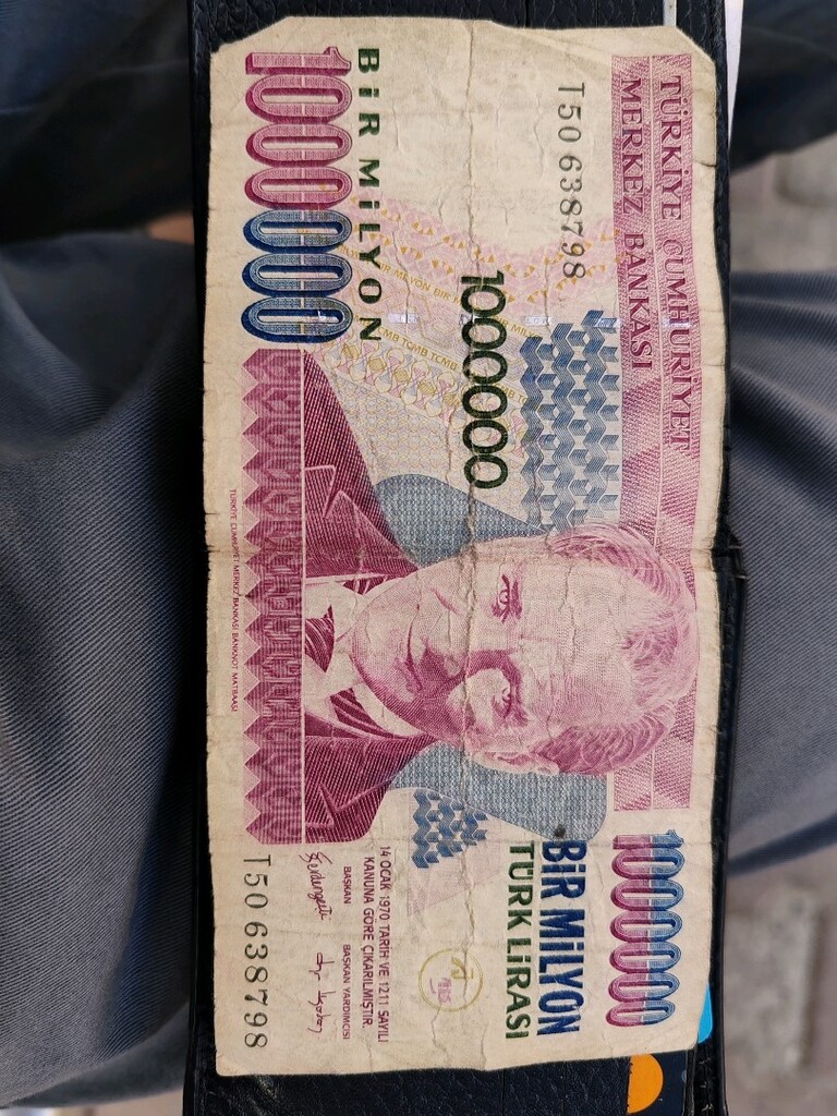 1 milyon eski kağıt para antika - 2