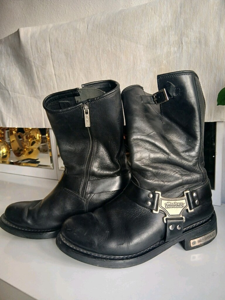 ORJİNAL Harley Davidson Erkek Deri Çizme