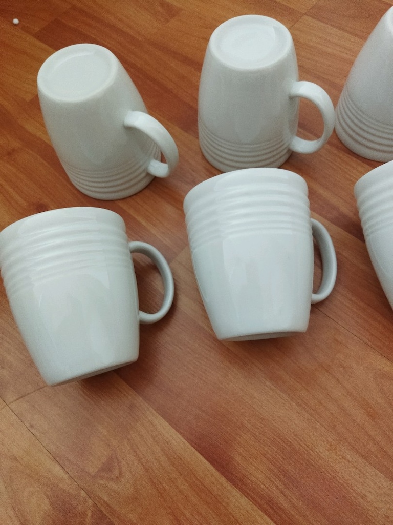6 lı Ikea porselen bardak seti yeni 350 ml - 4