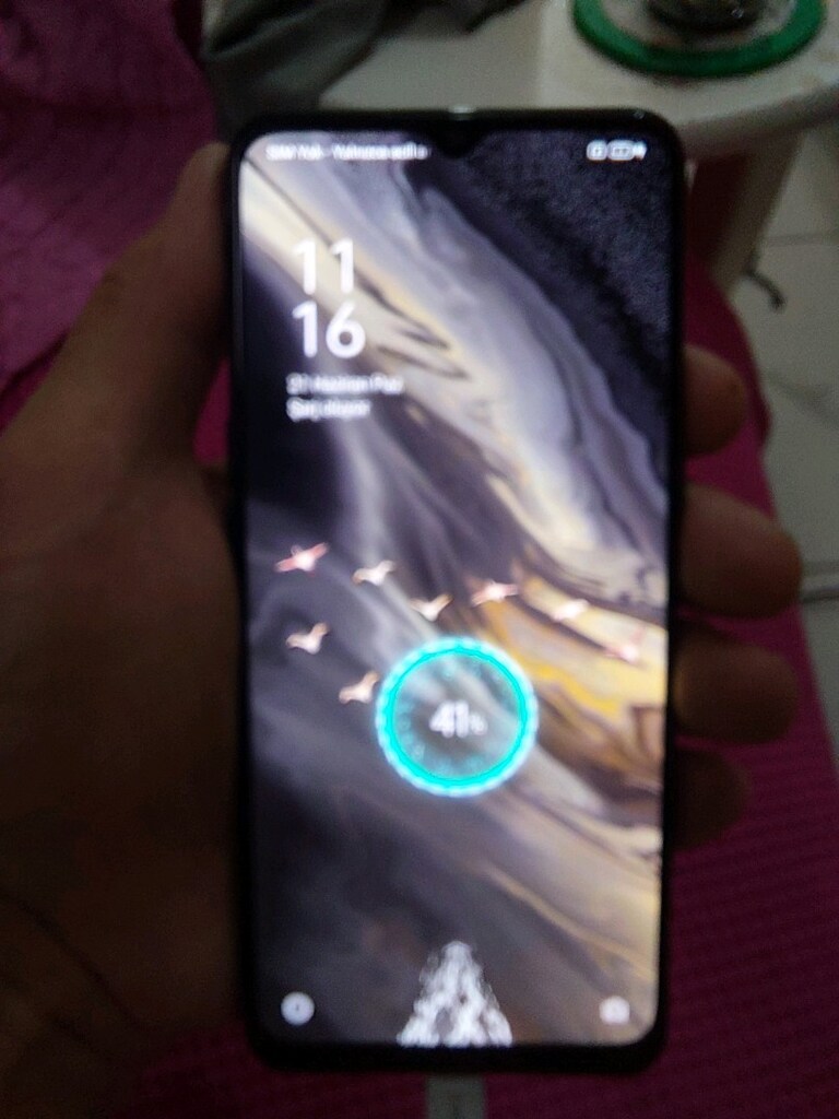 Oppo A91 Cep telefonu. 128 GB. Cihaz tertemiz ekranda çizik dahi yok. - 16