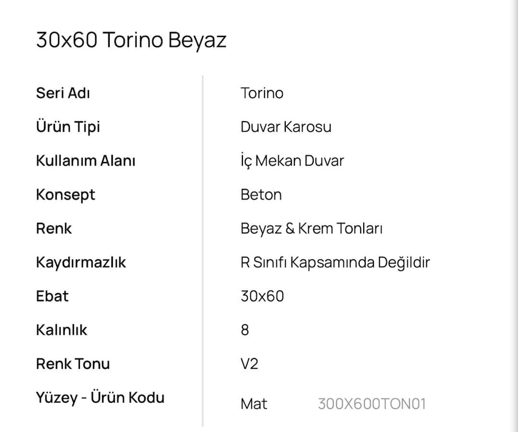 Ege Seramik 30x60cm Seramik Karo - 3