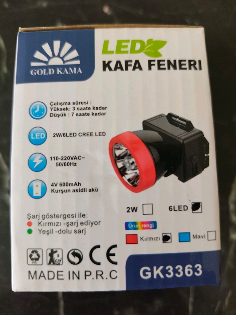 Kafa lambası - 2
