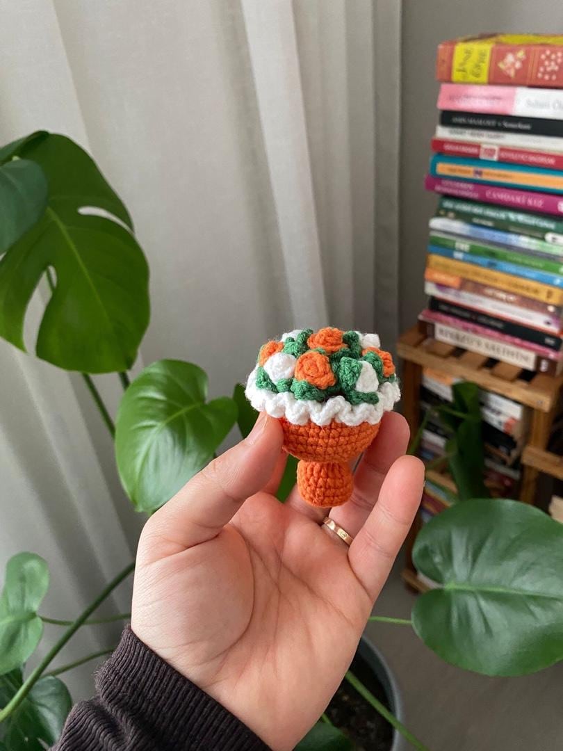 Amigurumi örgü anahtarlık - 2