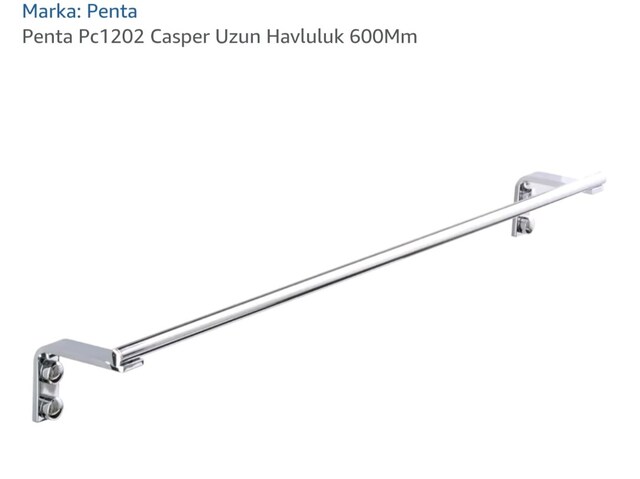 Penta PC1202 Casper Serisi Uzun Havluluk 60 cm - Krom