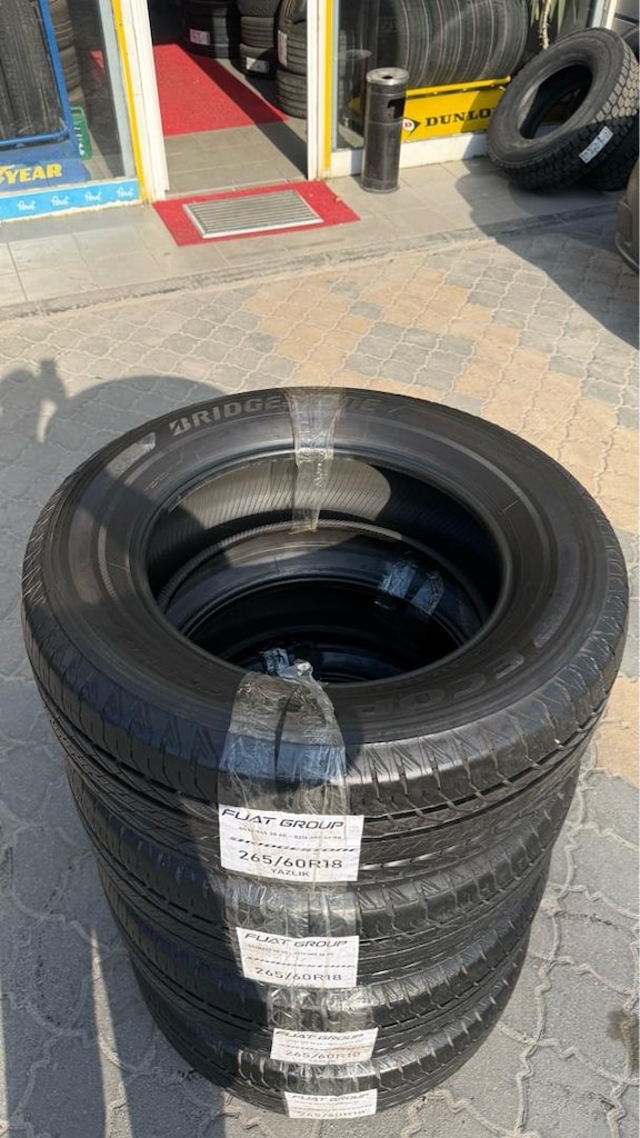 265 60 18 BRİDGESTONE YAZ LASTİĞİ ÇOK İYİ DURUMDA - 4