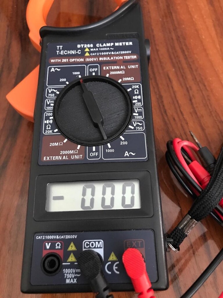 DİJİTAL DT266 CLAMPMETER ÖLÇÜ ALETİ - 6