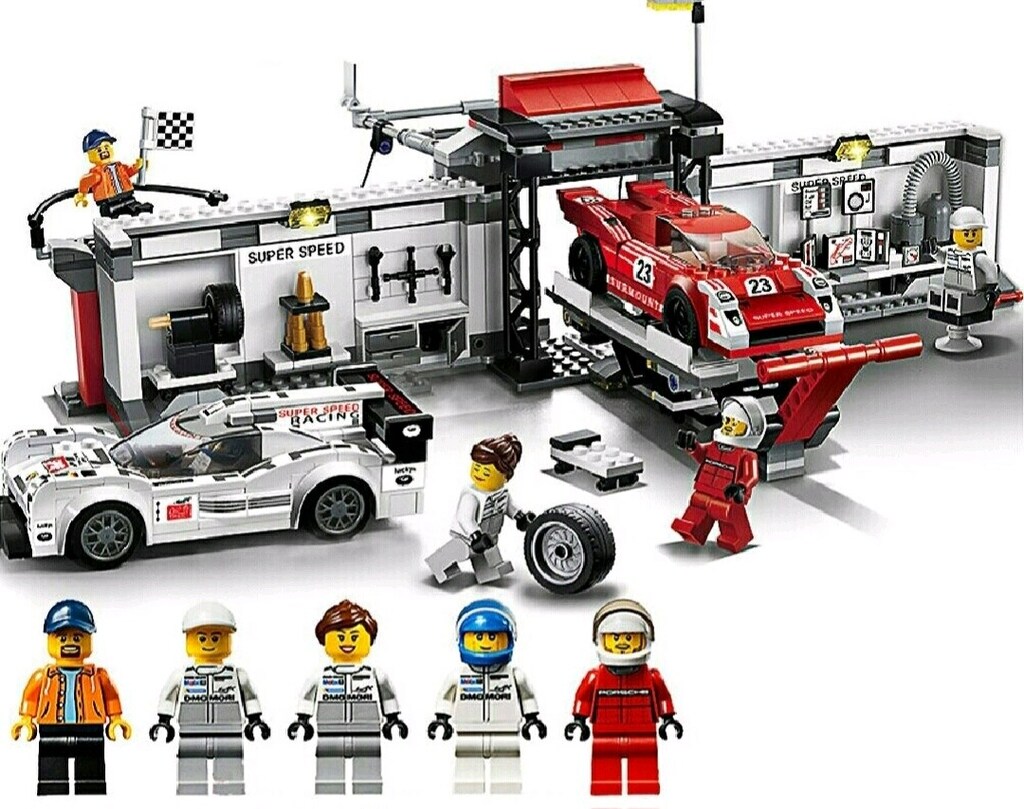 LEGO Speed - Porsche 919 Hybrid and 917K Pit Lane 75876 - 7