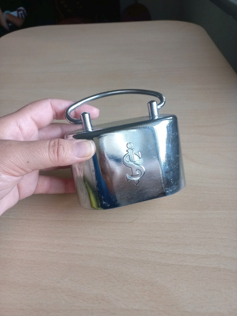 Nostaljik Metal Kilitli Kumbara / Antika Görünümlü Para Kasası - 3