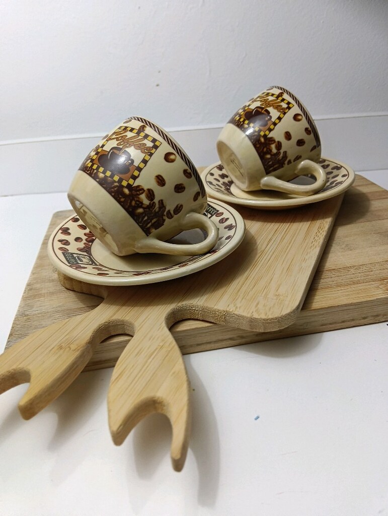 duble Espresso veya türk kahvesi fincanı - 7