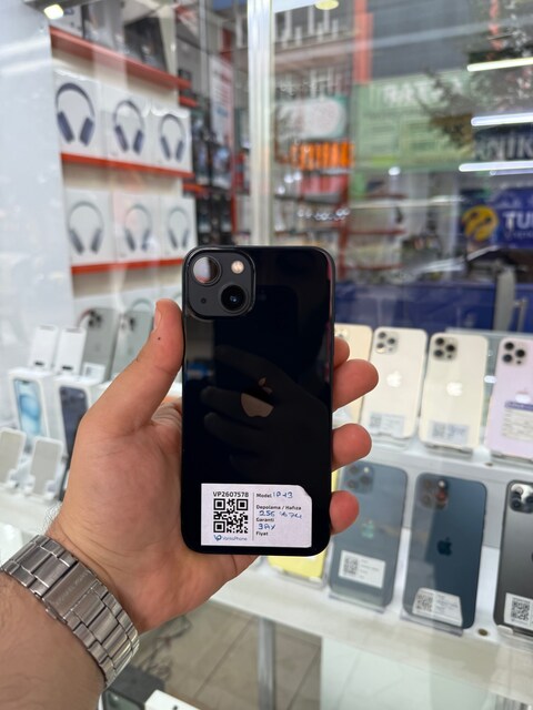 İPHONE 13 256GB PİL%74 SİYAH DEĞİŞENSİZ TR!