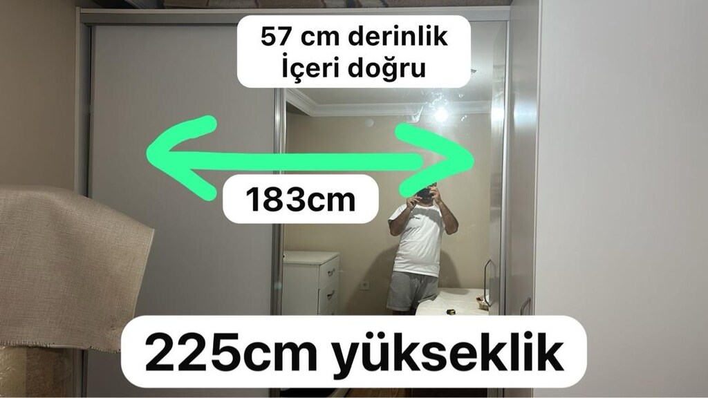 2 sürgülü 1 kapaklı köşe dolap - 7