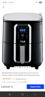 YUİ MARKA AİR FRYER - 7