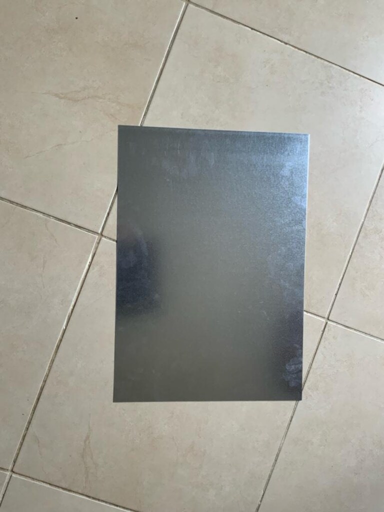 galvaniz uyarı levhası.4 adet.50x35 cm - 2