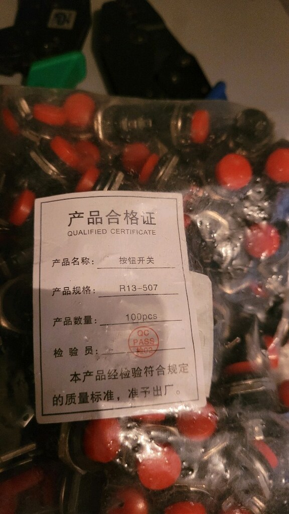 R13-507 16mm Yaylı Push Buton – 100 Adet - 3