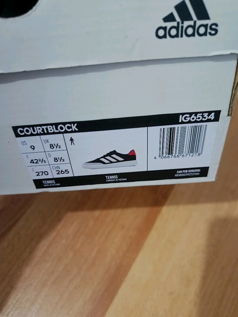 adidas COURTBLOCK erkek spor ayakkabı 42 2/3 - 4