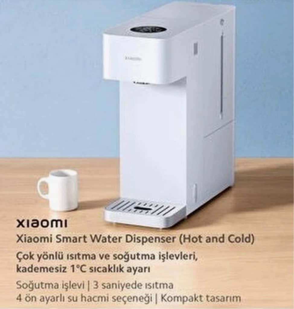 Xiaomi Smart Water Dispenser Hot & Cold 3L Garantili - 4