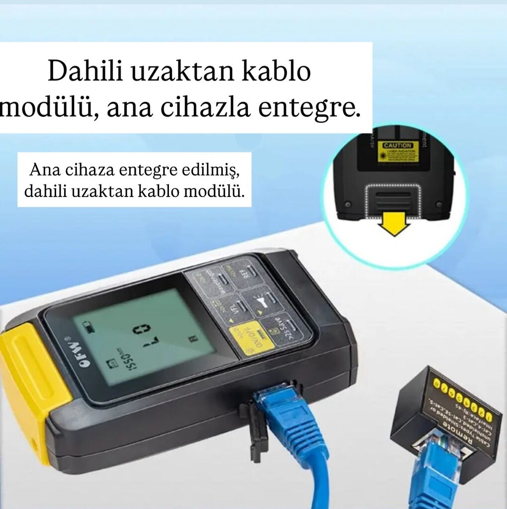 OFW FWP-20T 30KM FİBER OPTİK TEST CİHAZI OPTİK GÜÇ ÖLÇER + VFL - 9
