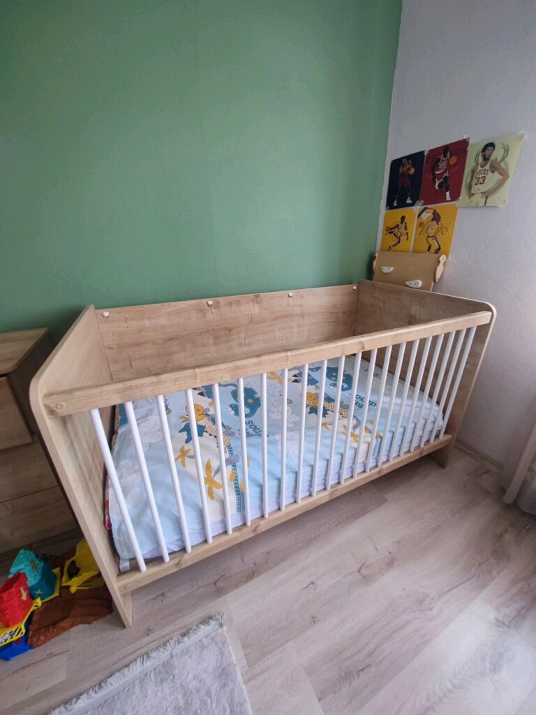2 adet çilek çocuk beşiği ve yatakları dahil - 5
