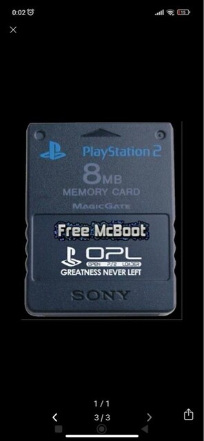 FREE MC BOOT PLAYSTATİON 2 MEMORY CARD TÜM PS2 ÇALIŞIYOR