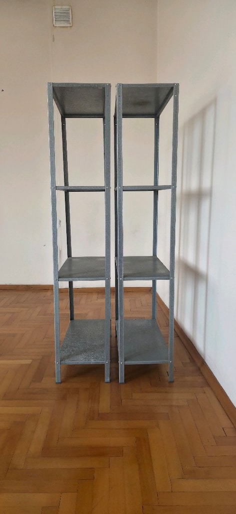 dış mekan raf ünitesi , galvanizli, 60x27x140 cm - 2