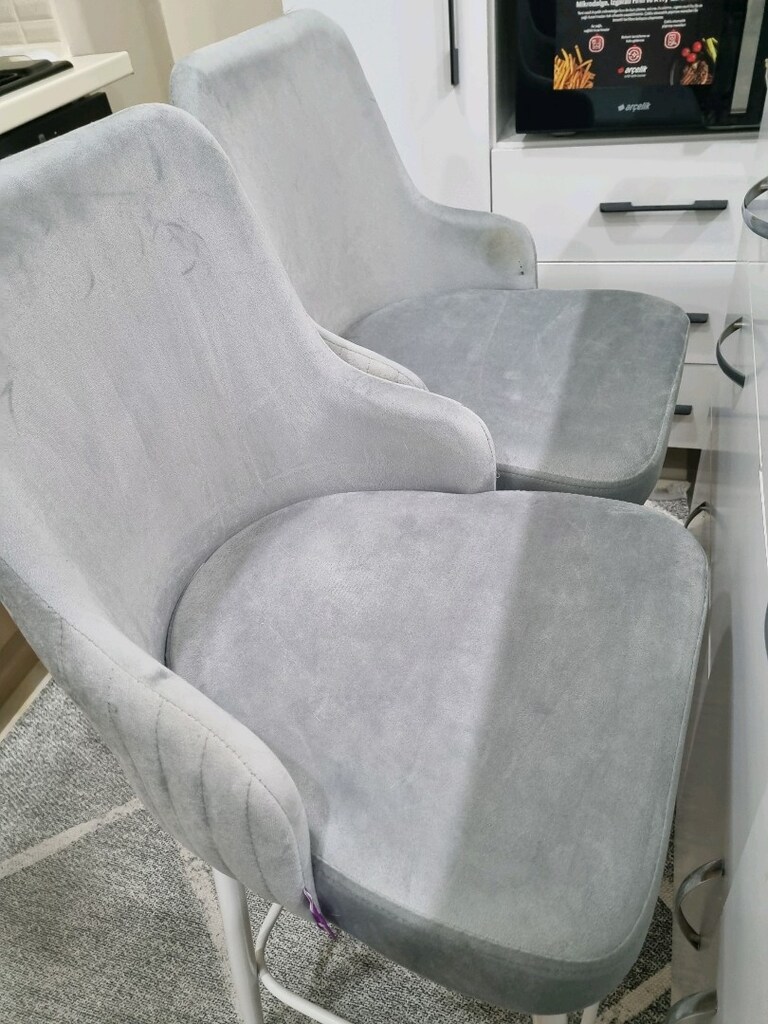 Canisa marka Tera serisi Ada Mutfak / Bar Sandalyesi 65 cm - Beyaz - 5