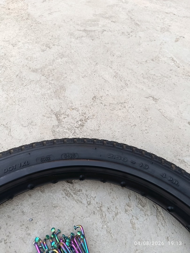Anlas dış lastik çember +iç lastik+ 4mm rainbow miller - 2
