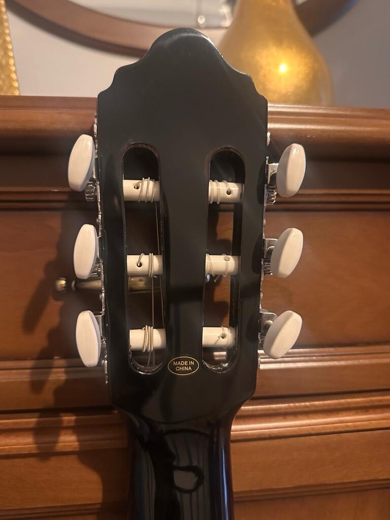 Sıfır Valencia Siyah Klasik Gitar - 6