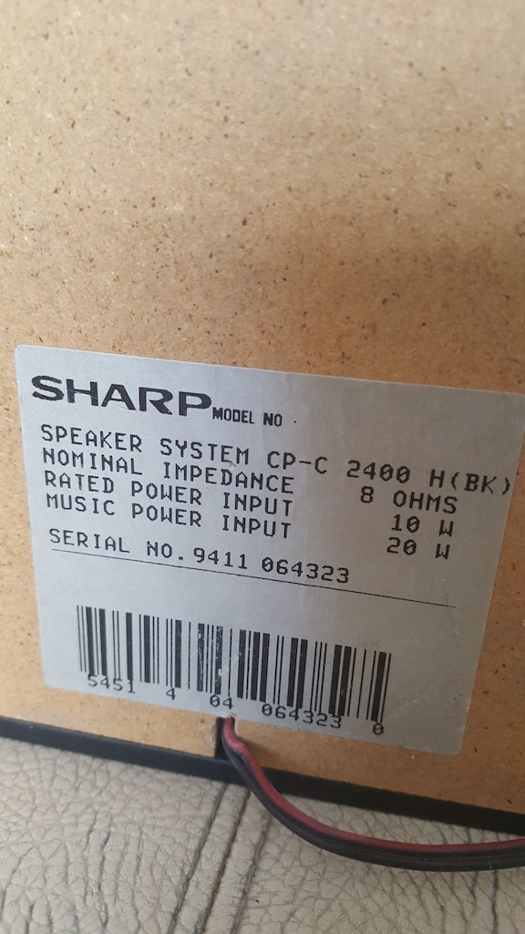 SHARP TEK HOPARLÖR - 3