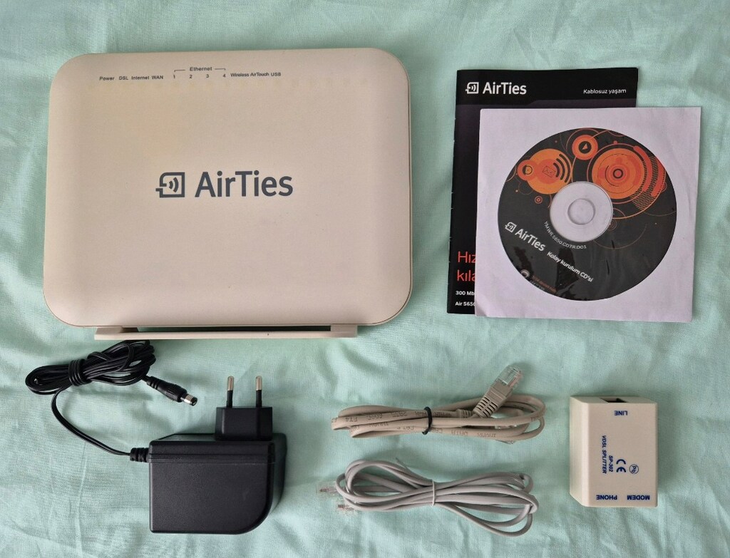 AIRTIES 5650 ADSL2+/VDSL2/Fiber Modem - 5
