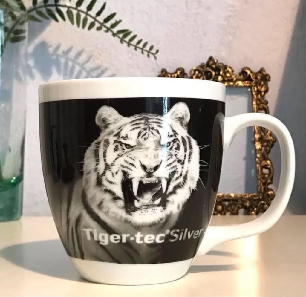 ALMAN “Mahlwerck” damgalı Tiger Porselen Mug & Kupa - 9