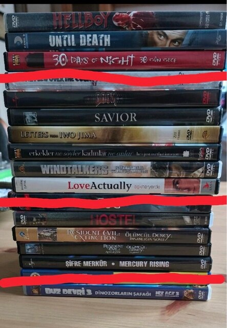 14 Adet DVD Film