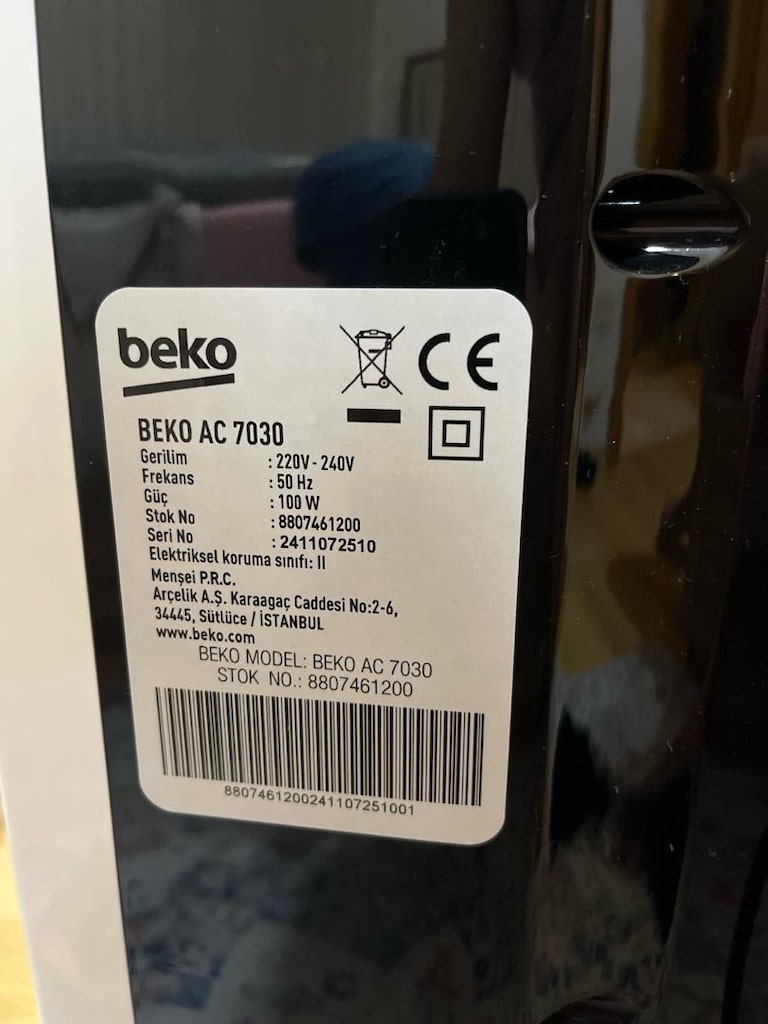 BEKO AC7030 SOĞUTUCU / 1 AYLIK SIFIR AYARINDA 2 KEZ KULLANILDI. - 5