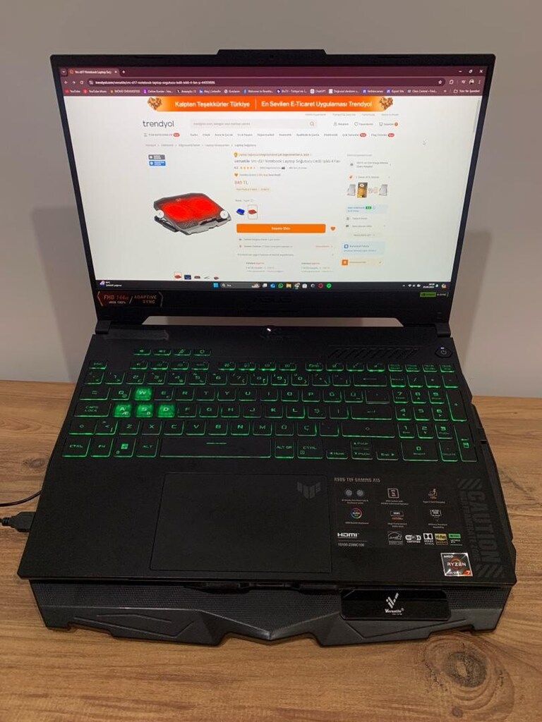 Versatile Vrc-17 Notebook Soğutucu Ledli - 4
