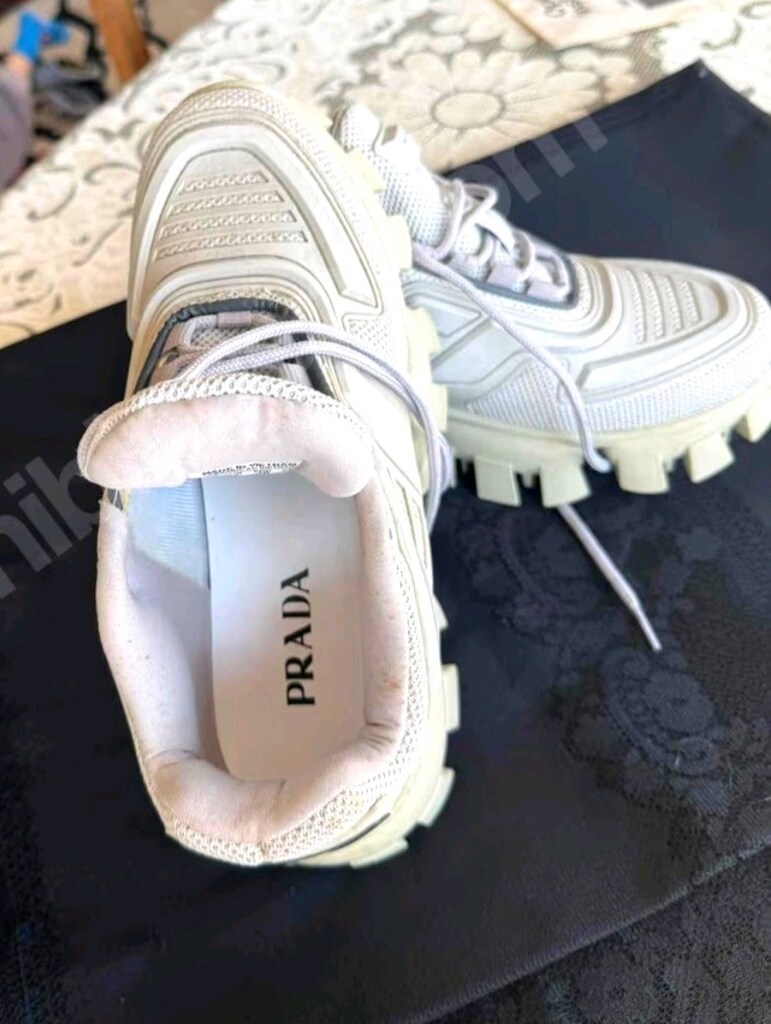 PRADA SPOR AYAKKABI YÜKSEK TABANLI 42-43 NUMARA OLUR - 4