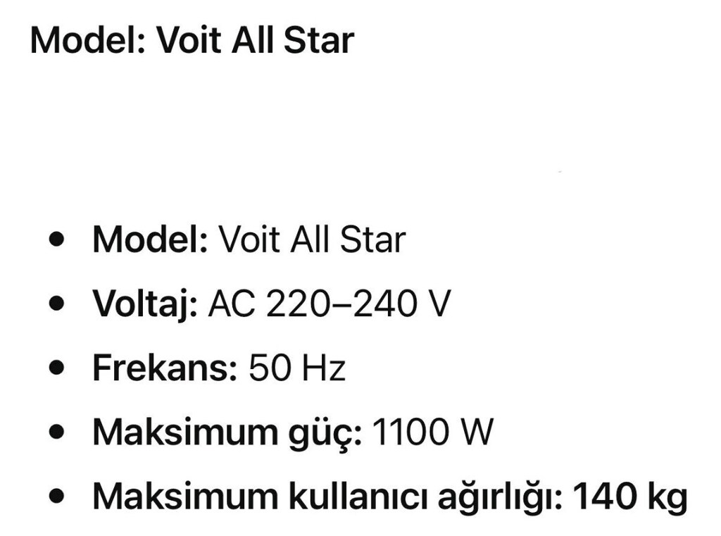 VOİT ALL STAR KOŞU BANDI - 5