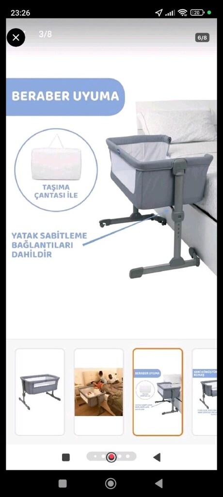 chicco next2me anne yanı beşik - 6
