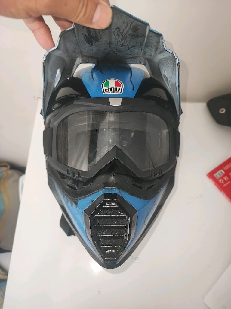 AGV marka Cross Gözlüklü Kask - 3