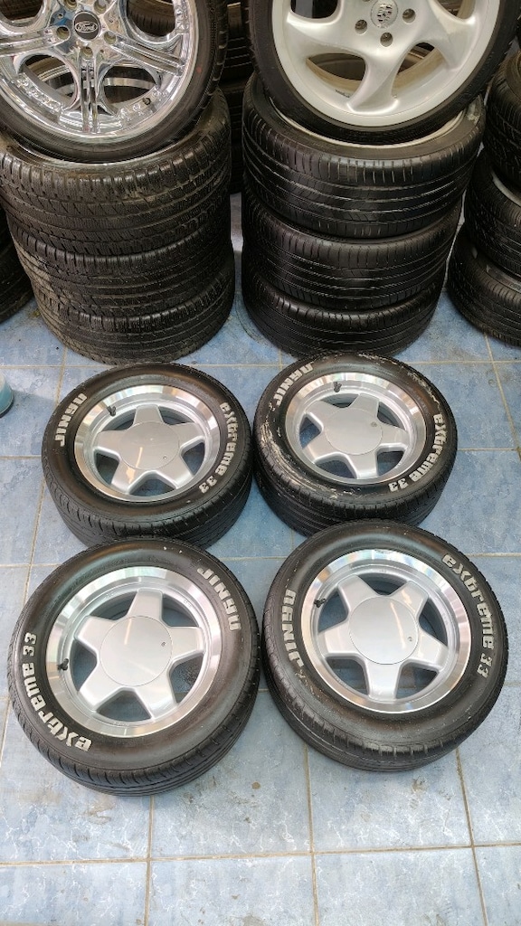 cms 40 jant lastik 13 inç 4*100 jınyu extreme33 lastik takas var - 2