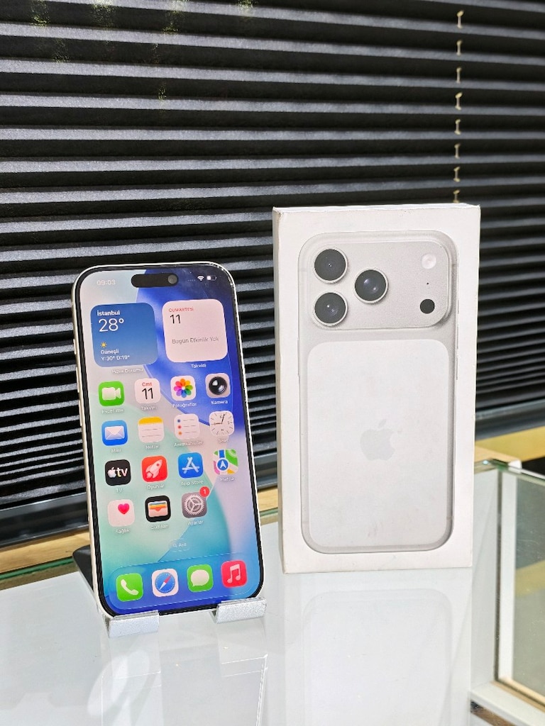 18 AY GARANTİLİ İPHONE 17 PRO 256 GB GÜMÜŞ - 2