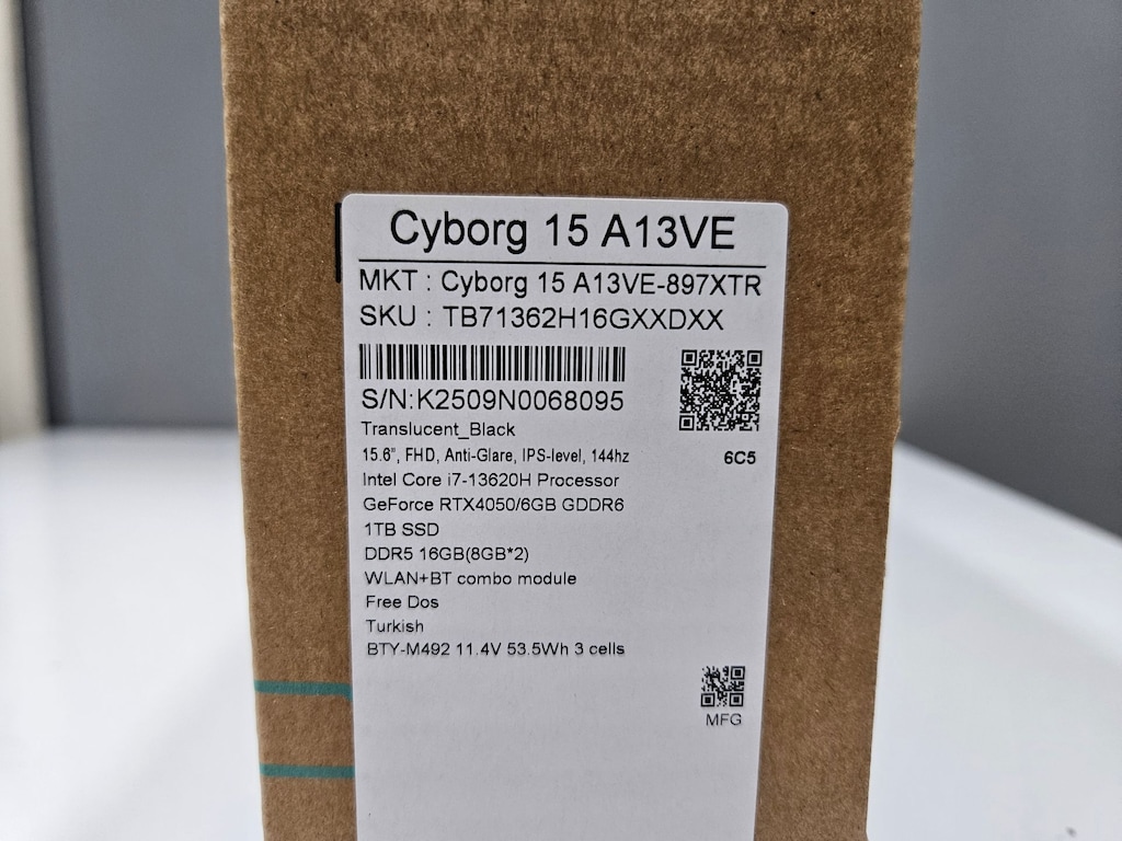 SIFIR MSİ + İ7 13.NESİL + RTX 4050 + BOŞUNA 48 BİN TL VERME - 5