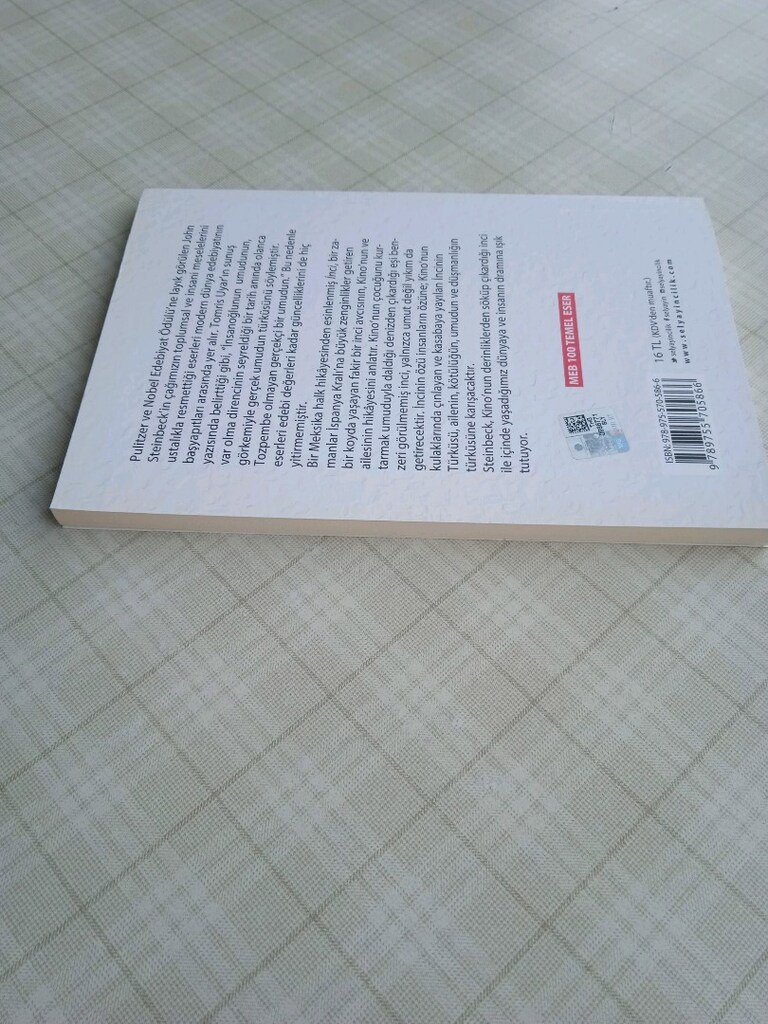 İnci John Steinbeck Kitap - 4