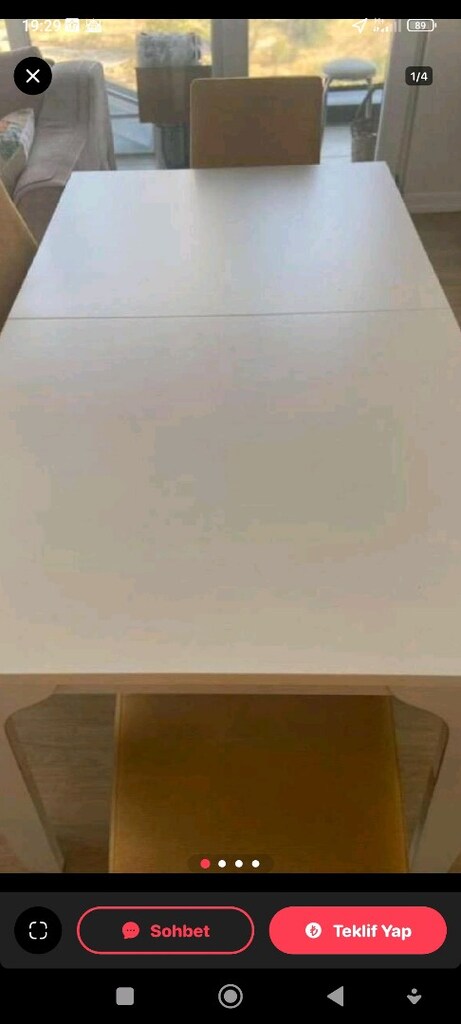 ayarlanabilir yemek masası - 2