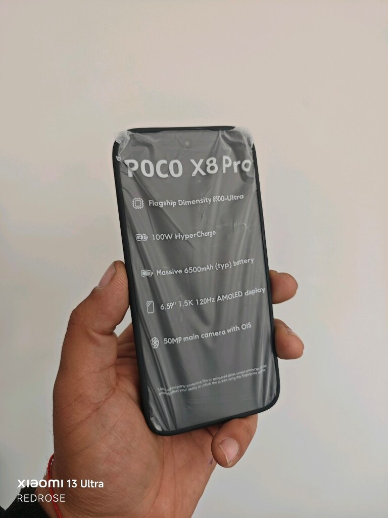 poco X8 Pro 12+12/512 GB YD kayıtlı - 3