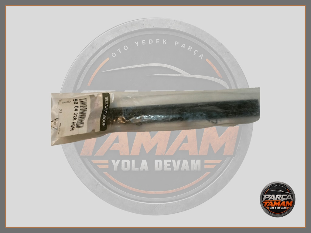 MEGANE 4 FAZ 2 SOL ÖN ÇAMURLUK ÇITASI SİYAH SIFIR ORJİNAL 990432888R - 2