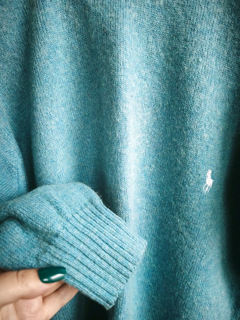 Vintage Triko %100 Shetland Saf Yün Kazak – Unisex (XL/XXL) — görsel 5/11