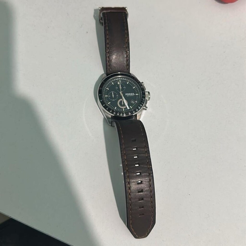 Fossil Erkek Chronograph Saat Kahverengi - 4