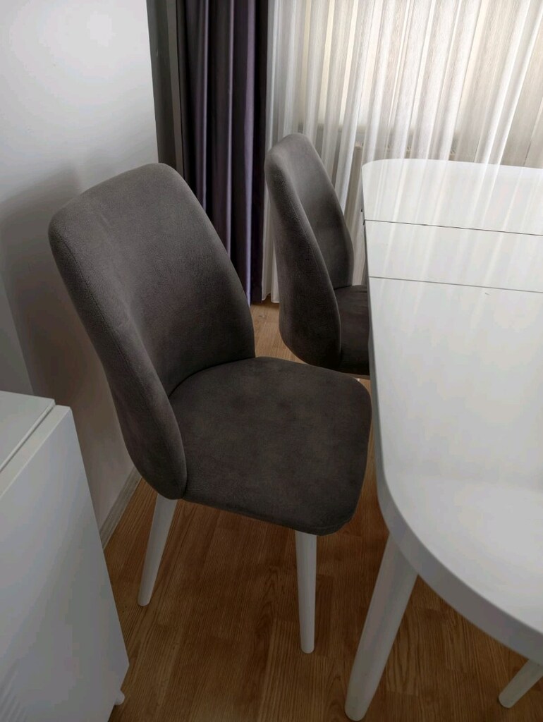 beyaz Yemek odası takımı - 3