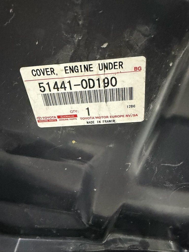 Toyota Yaris sağ motor koruma muhafazası sıfır orjinal 514410D190 - 4