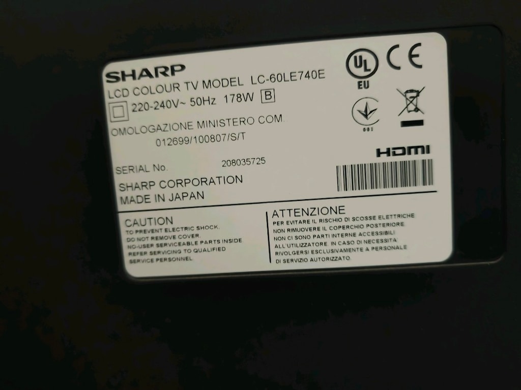 televizyon SHARP - 2
