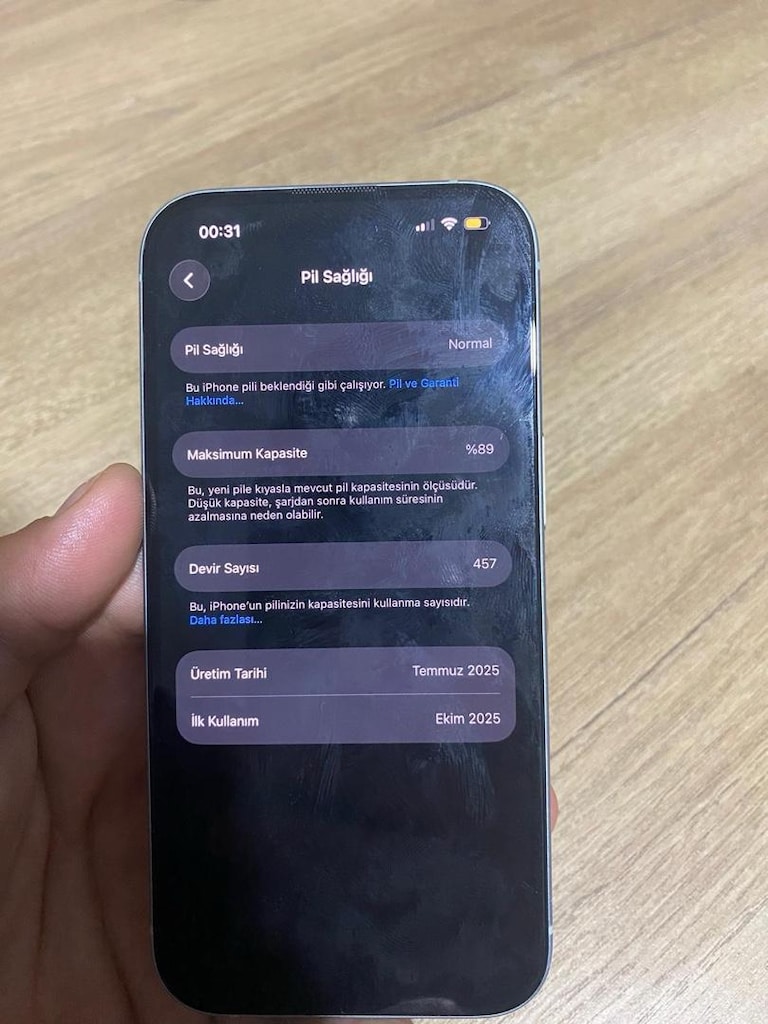 iphone 15 temiz hiç bi sıkıntısı yok garantili faturalı - 2